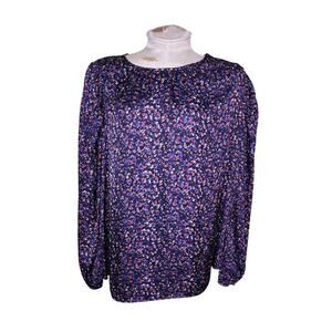 Lane‎ Bryant Long Sleeve Floral Top Size 14